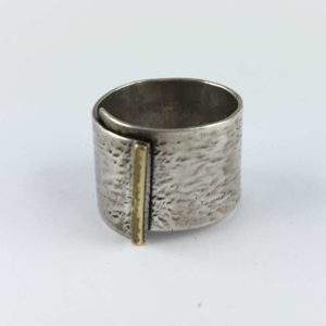 anello-uomo-donna-fascione-argento-925-graffiato-ottone-online
