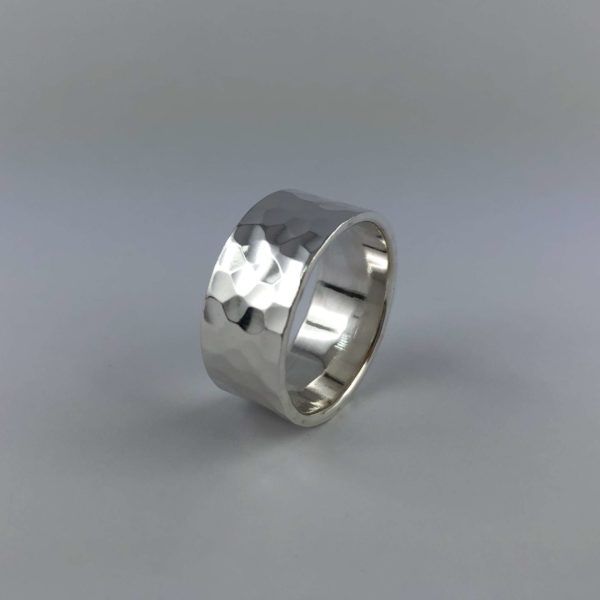 anello-uomo-donna-fascione-argento-925-martellato-online