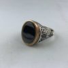 anello-uomo-turcomanno-ovale-onice-nero-argento-925-online