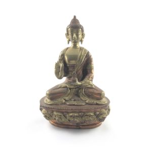 statua-buddha-siddharta-fusione-ottone-ossidazione-ramata-online