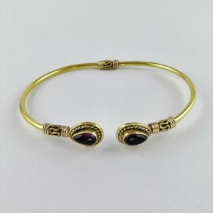 Bracciale-ottone-pietra-ametista-taglio-goccia