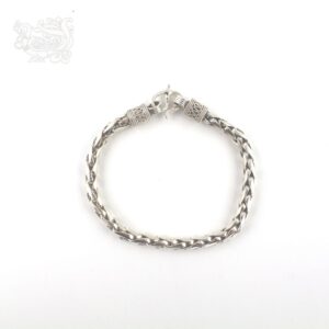 Bracciale-unisex-argento-925-maglia-fine-intrecciata