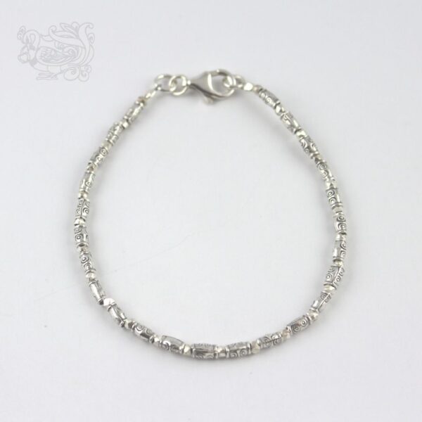 Bracciale-unisex-pepite-argento-999-chiusura-moschettone