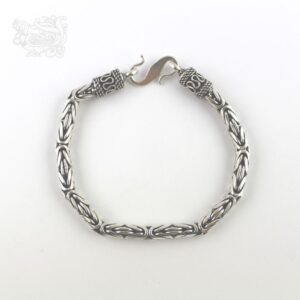 Bracciale-uomo-argento-925-maglia-bizzantina