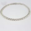 bracciale-argento-925-maglia-italiana-piccola-chiusura-moschettone-dettaglio